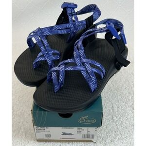 NEW In Box Chaco ZCloud X2 Sandals Womens Sz 7 Overhaul Blue Toe Loop JCH109040